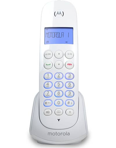 Motorola O212 DECT 6.0 - Teléfono inalámbrico de largo alcance, teléfono  inalámbrico para el hogar y la oficina con contestador automático, para